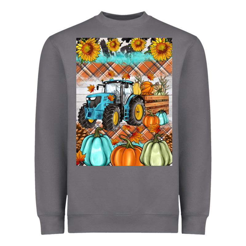 Fall Farm Tractor Air Freshener Heavyweight Sweatshirt by Artiststas | Teevron