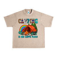 French Oak camping is my happy  place Urban Heavy Tee - AdoDesignShop