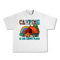 Lunar Rock camping is my happy  place Urban Heavy Tee - AdoDesignShop