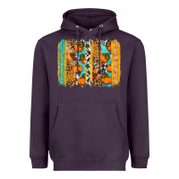 Plum fall pumpkin brushstroke Heavyweight Hoodie - BundleAndBundleShop