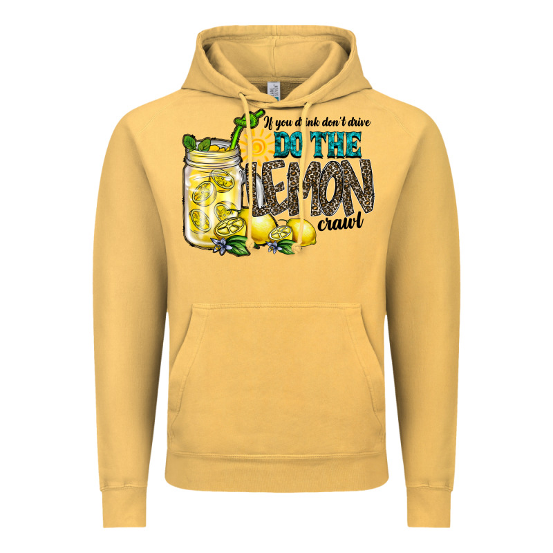 If You Drink Dont Drive Do The Lemon Crawl Vintage Hoodie by RacoonDesign | Teevron