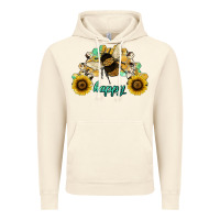 Vintage Artic bee happy honey comb Vintage Hoodie - JahusDesignShop