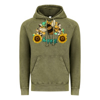 Vintage Olive bee happy honey comb Vintage Hoodie - JahusDesignShop