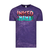 Cloud Purple inked mama Vintage Tee - AdoDesignShop