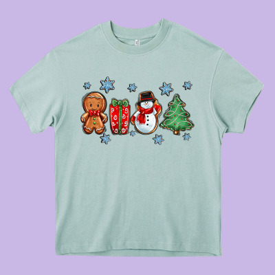 Heavy Core Tee christmas gingerbread cookies
