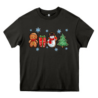 Asphalt christmas gingerbread cookies Heavy Core Tee - Zillion Design Studio