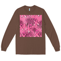 Chestnut breast cancer seamless pattern Long Sleeve Tee - Jasminsmagicworld