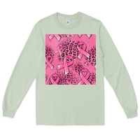 Matcha breast cancer seamless pattern Long Sleeve Tee - Jasminsmagicworld