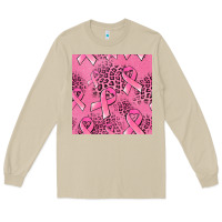 Mushroom breast cancer seamless pattern Long Sleeve Tee - Jasminsmagicworld