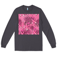 Smoke breast cancer seamless pattern Long Sleeve Tee - Jasminsmagicworld