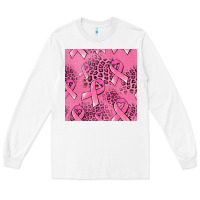 White breast cancer seamless pattern Long Sleeve Tee - Jasminsmagicworld