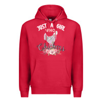 Cardinal Just a girl who loves chickens Premium Hoodie - Bettercallsaul