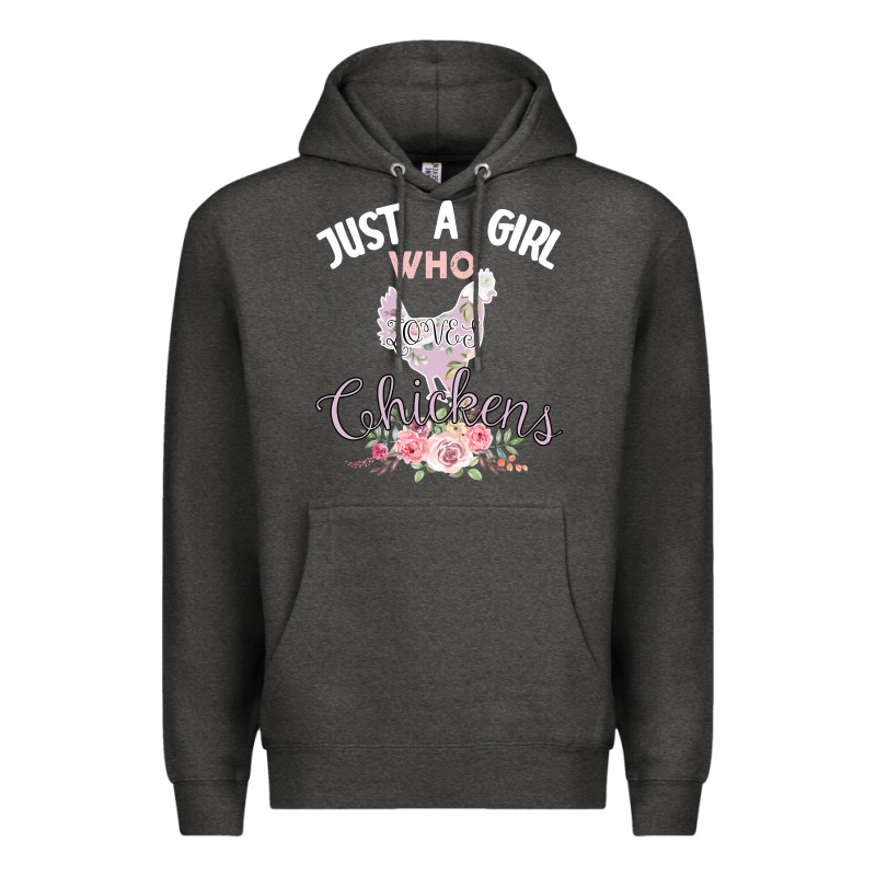 Just A Girl Who Loves Chickens Premium Hoodie by Bettercallsaul | Teevron