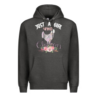 Charcoal Heather Just a girl who loves chickens Premium Hoodie - Bettercallsaul