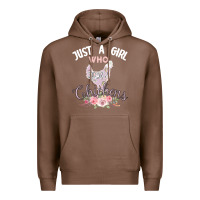 Chestnut Just a girl who loves chickens Premium Hoodie - Bettercallsaul