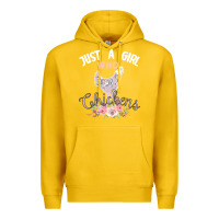 Lemon Just a girl who loves chickens Premium Hoodie - Bettercallsaul