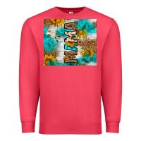 Cardinal mama leopard sunflower Premium Sweatshirt - LillyAllenDesigns
