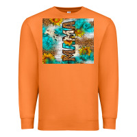 Carrot mama leopard sunflower Premium Sweatshirt - LillyAllenDesigns