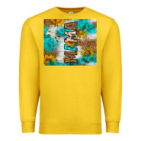Lemon mama leopard sunflower Premium Sweatshirt - LillyAllenDesigns