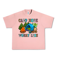 Salmon camp more worry less Urban Heavy Tee - AdoDesignShop