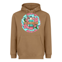 Toasted Coconut teacher floral pencil round earring Heavyweight Hoodie - BundleAndBundleShop