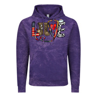 Cloud Purple america nurse Vintage Hoodie - CowhideDigitalArt