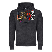 Vintage Black america nurse Vintage Hoodie - CowhideDigitalArt