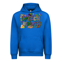 Cobalt speech therapist mardi gras cowgirl Urban Hoodie - CowGirlArtShop