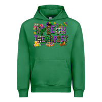 Emerald speech therapist mardi gras cowgirl Urban Hoodie - CowGirlArtShop