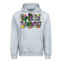 Heather Grey speech therapist mardi gras cowgirl Urban Hoodie - CowGirlArtShop