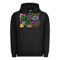 Pigment Black speech therapist mardi gras cowgirl Urban Hoodie - CowGirlArtShop
