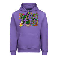 Tulip speech therapist mardi gras cowgirl Urban Hoodie - CowGirlArtShop