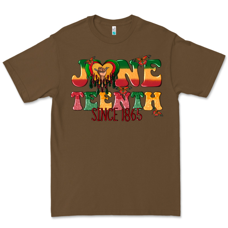 Juneteenth Since 1865 With Heart Premium Tee by texasbilliewilder | Teevron
