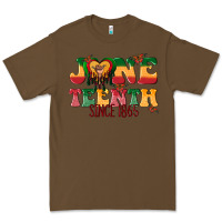 Cacao juneteenth since 1865 with heart Premium Tee - texasbilliewilder