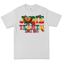 Dove Grey juneteenth since 1865 with heart Premium Tee - texasbilliewilder