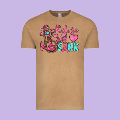 Refuse To Sink Vintage Tee Designed By Jahusdesignshop