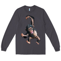 Smoke baby chimpanzee Long Sleeve Tee - LillyAllenDesigns