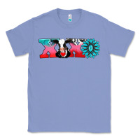 Colony Blue xoxo with cow Classic Tee - AdoDesignShop