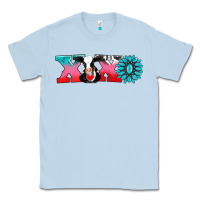 Dusty Blue xoxo with cow Classic Tee - AdoDesignShop