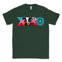 Sports Green xoxo with cow Classic Tee - AdoDesignShop
