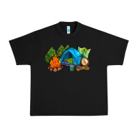 Black camp in the woods Urban Heavy Tee - AdoDesignShop