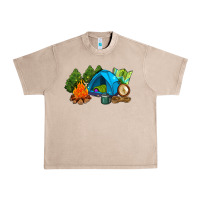 French Oak camp in the woods Urban Heavy Tee - AdoDesignShop