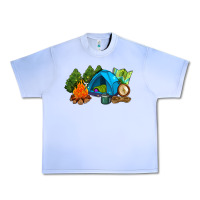 Grape Ice camp in the woods Urban Heavy Tee - AdoDesignShop