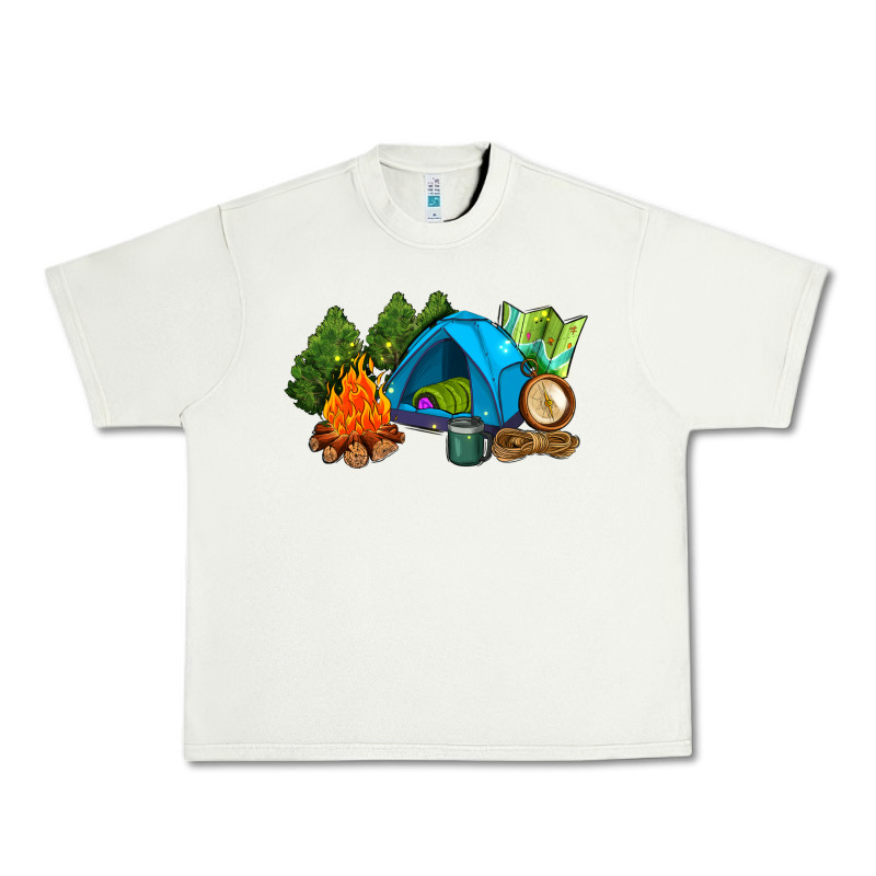 Camp In The Woods Urban Heavy Tee by AdoDesignShop | Teevron