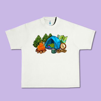 Camp In The Woods Urban Heavy Tee Designed By Adodesignshop