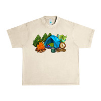 Sandshell camp in the woods Urban Heavy Tee - AdoDesignShop