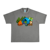 Tornado camp in the woods Urban Heavy Tee - AdoDesignShop