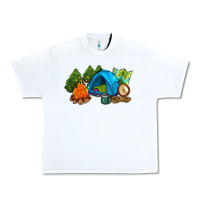 White camp in the woods Urban Heavy Tee - AdoDesignShop