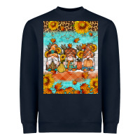 Navy Fall gnomes Heavyweight Sweatshirt - Artiststas