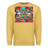 Antique Gold mama cowhide  sunflowers Premium Sweatshirt - LillyAllenDesigns